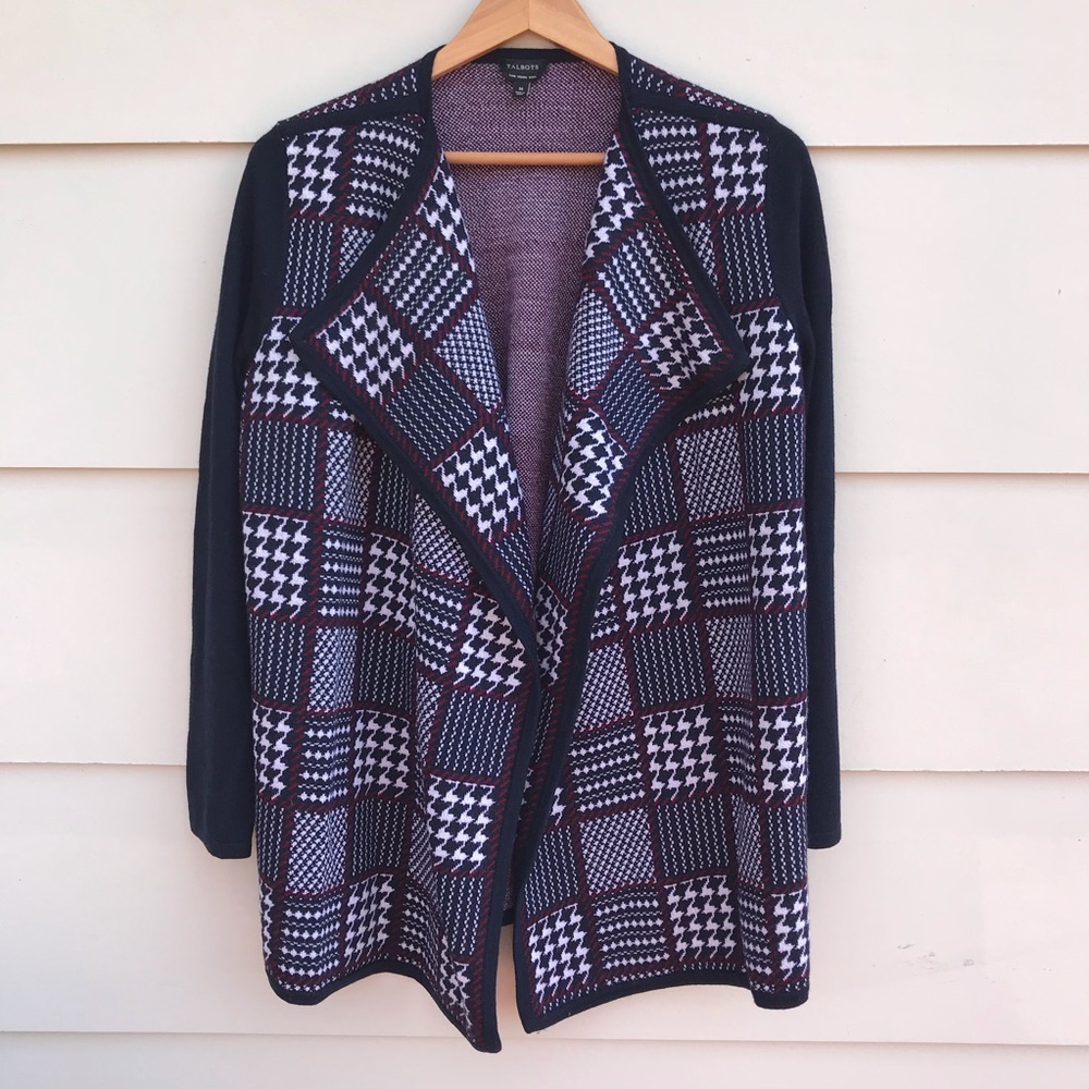 Talbots Pure Merino Size Medium Cardigan